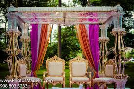 Indian Wedding In New Jersey Mandap By Sajawat Decorator Wedding Decor Photos Mandap Wedding Decorations