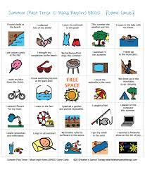 Check spelling or type a new query. Speech Therapy Summer Bingo Game Heather S Speech Therapy