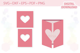 Over 250 free svg cut files for cricut, silhouette, brother scan n cut cutting machines! Heart Gate Fold Card Cut File Graphic By Serradigital Creative Fabrica