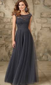Dark Gray Long Lace Bridesmaid Dresses Uk Ksp401 Vestidos De Moda Vestidos De Dama Vestidos