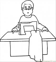 Hgtv magazine was awed by one reader s impressively organized craft room. Sewing The Dress Coloring Page For Kids Free Home Appliances Printable Coloring Pages Online For Kids Coloringpages101 Com Coloring Pages For Kids