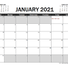2021 blank and printable calendar with canada holidays in word document format. 1