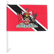 Black And White Coat Of Arms Trinidad And Tobago Trinidad And Tobago Car Flag Zazzle Com Trinidad And Tobago Flag Trinidad And Tobago Tobago Flag