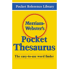 Merriam Webster S Pocket Thesaurus Thesaurus Merriam Webster Word Find