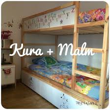 Wonderful Screen Labs 02 Diy Kura Bed Malm Drawers I Will Not Discover Anything New When I Say Ide Ikea Bunk Bed Ikea Kids Room Kids Shared Bedroom