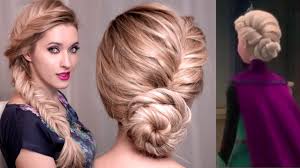 Frozen S Elsa Hairstyle Tutorial For Long Hair Updo Braid Hairstyles For Long Hair Elsa Hair Frozen Hair Tutorial Long Hair Updo