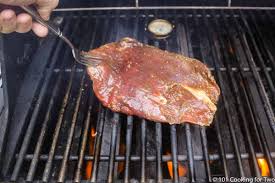 Both are long, flat muscles with very thick grain that runs across the length of the muscle. Grilled Marinated Flank Steak 101 Cooking For Two