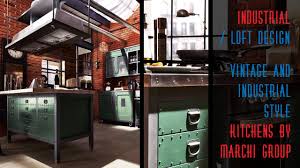 vintage and industrial style kitchens