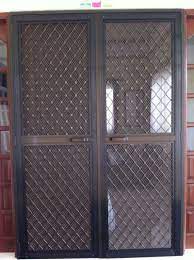 Installation hardware features 8 in. Double Swing Type Screen Door On Alcoframe Profile Double Screen Doors Aluminum Screen Doors Wooden Front Door Design
