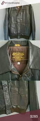 Vintage A 2 U S Army Af Flyer Bomber Jacket Jackets Types Of Jackets Leather Jacket