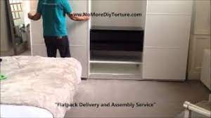 Pax wardrobe sets is storage really compliments your living space. Ikea Pax Anstad 3 Sliding Doors Wardrobe Youtube