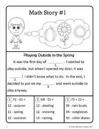 All no prep and easy to print pdf printables. Spring Math Puzzles 2nd Grade Common Core Distance Learning Tpt