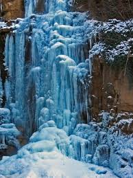 Frozen Waterfall In Botanical Garden Tbilisi Georgia Country Wonders Of The World Tbilisi