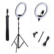 Online Shop Fusitu 18 Rl 18 Dimmable Photographic Light Led Ring Light With Tripod Stand Ring Lamp For Dslr Came Photo Studio Lighting Led Ring Light Led Ring