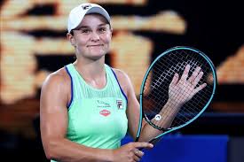 The world no.1 is heading into the match with a heavily strapped left thigh. Ash Barty Wins Young Australian Of The Year Capping Great Year For World Number One Tennis Player Abc News
