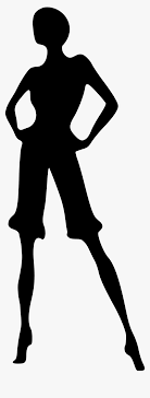 Dancing woman in expressive pose flat silhouette vector. Track Clipart Curvy Short Hair Woman Silhouette Hd Png Download Transparent Png Image Pngitem