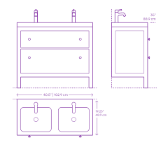 Ikea kitchen made into custom bathroom vanity bathroom ikea. Ikea Hemnes Odensvik Double Vanity 2 Drawers Dimensions Drawings Dimensions Com