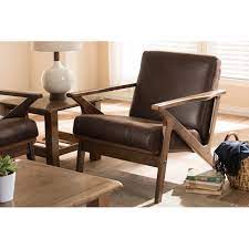 wojtala 27 95 wide lounge chair leather lounge chair chair wood lounge chair