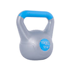 Two tone fitness trainers take your fitness goals seriously. Tone Fitness Cement Filled Kettlebell 5 15 Pounds Walmart Com Walmart Com
