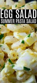 This Egg Salad Pasta Salad Is The Perfect Pasta Salad For Anyone Who Loves Deviled Eggs Egg Easy Cold Pasta Salad Cold Pasta Salad Recipes Pasta Salad Recipes