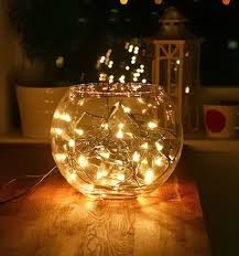 Fairylightsbowl Jpg 410 438 Lighted Centerpieces Easy Christmas Diy Fairy Lights