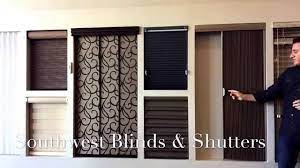 You want to block out the sun, but don't want to obstruct the outdoor access. Window Coverings For Sliding Doors Youtube