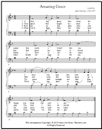Amazing grace sheet music for backup vocals. Free Printable Music Sheets Amazing Grace Solos And Duet For Piano