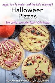 Easy Halloween Pizzas Recipe Halloween Pizza Pizza Recipes Homemade Halloween Food For Party