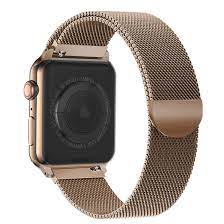 Die moderne interpretation eines designs, das ende des 19. Mobiletto Milanaise Edelstahl Armband Fur Apple Watch 38 40 Mm Gold Arktis De