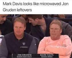 On tuesday, former police officer derek chauvin was found guilty of all charges related to the death of george floyd. Mark Davis Looks Like Microwaved Jon Gruden Leftovers Fantasy Football