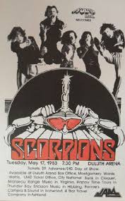 Scorpions Concert Poster Https Www Facebook Com Fromthewaybackmachine Concert Posters Vintage Concert Posters Rock Band Photos