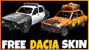 New Trick To Get Free Dacia Skin In Pubg Mobile Free Dacia Skin In Pubg Pubg Free Vehicle Skin New Tricks Dacia Latest Cars