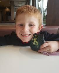 My 5 year old was very excited to find this in the fridge at walmart