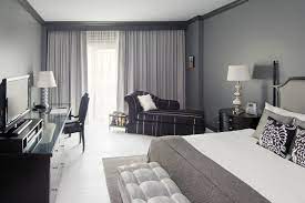 The gray continues in the bedspread, curtains, and even on the frame of the pocket doors. Stunning Master Bedroom Gray Color Ideas On Bedroom Decorating Ideas With Gray Bedroom Ideas Adorable Gray Bedroom Paint Color Decorating Freshouse