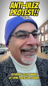 ULEZ Protest 28th January Trafalgar Square