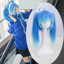 Free download high quality anime. Anime Kagerou Project Mekakucity Actors Enomoto Takane Ene Cosplay Wig Blue Party Costume Wigs With Double Ponytails Aliexpress