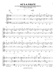 Pirates of the caribbean piano notes tutorial. He S A Pirate From Pirates Of The Caribbean The Curse Of The Black Pearl Noten Klaus Badelt Gitarren Ensemble