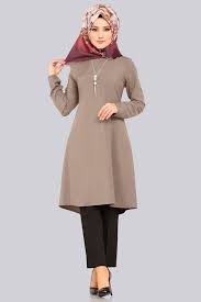 Modaselvim Tunik Kolyeli Tesettur Tunik 2002bgs354 Vizon Moda Stilleri Tunik Moda