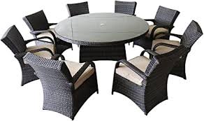 We have a fantastic variety of materials and styles, everything from modern designs to traditional pieces for your. Amazon Com Patioption Patio Set Outdoor Wicker Patio Furniture Sets Modern Bistro Set Pe Rattan Chair Conversation Dining Sets Round Table With 8 Seater Patio Lawn Garden