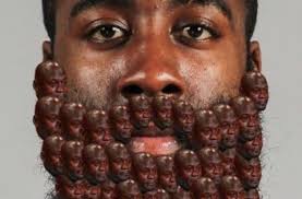 (the beard, el chapo, jimbo slice, honey bun). James Harden Crying Jordan Beard Is Nightmare Fuel Photo