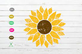 Free Free 185 Distressed Sunflower Svg Free SVG PNG EPS DXF File
