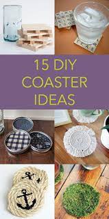 15 Creative Diy Coaster Ideas Diy Coasters Diy Craft Projects Cool Diy Projects
