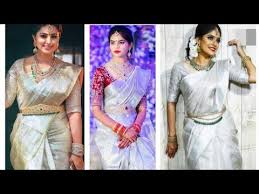 Explore an entrancing collection of authentic handcrafted sarees, silk saree, banarasi saree, cotton saree, and many more at the most affordable price. Latest Silver Pattu Sarees Collection 2019 20 Letest Plane Silver Tissue Pattu Sarees Collection Youtube