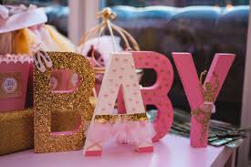 Custom Letters For Yandy Smith S Baby Shower Made By Glam Candy Buffets Candy Buffet Candy Buffet Tables Baby Shower