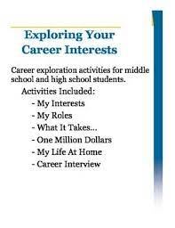 Career Interest Exploration For Middle High School Students Online Nursing Schools Nursing School Prerequisites Career Exploration Activities