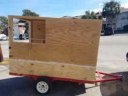 Teardrop diy 4 x 8 platform. Diy 4x8 Micro Tiny House Camper On Harbor Freight Trailer 17 Steps With Pictures Instructables