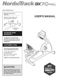 Yeah, reviewing a books nordictrack c2300 manual could increase your close contacts listings. Nordictrack 831 21977 2 User Manual Pdf Download Manualslib