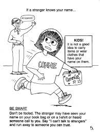 Free Stranger Safety Coloring Sheet Coloring Book Sheet 5 Stranger Danger Stranger Danger Preschool Stranger Danger Activities