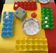 Juegos matemáticos para trabajar los números y otros conceptos lógico matemático en preescolar. 7 Ideas Para Trabajar Las Matematicas Con Hueveras Aprendiendo Matematicas
