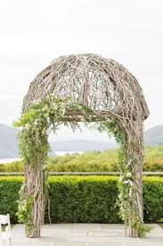 A wedding tent with greenery garlands all over. 30 Decor Ideas For Romantic Spring Wedding Elonahome Com